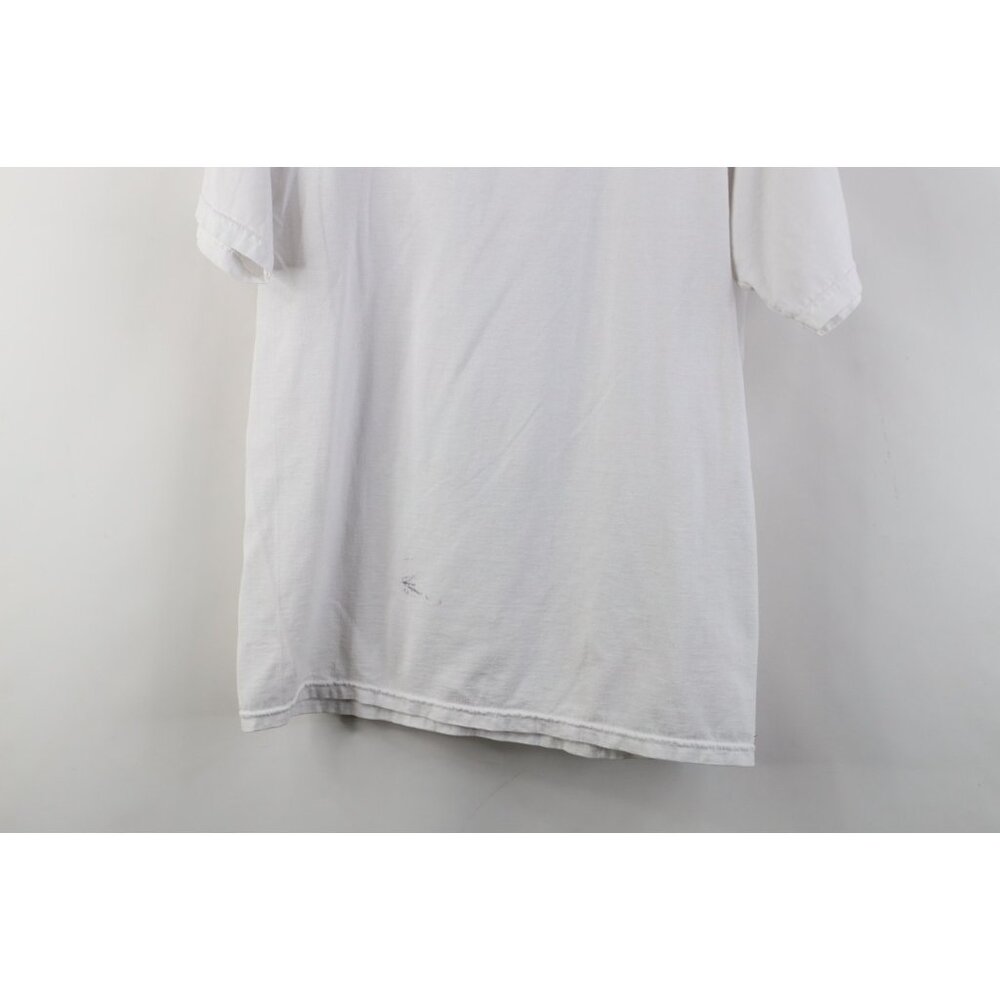 Vtg 90s Y2K Abercrombie & Fitch Mens M Distressed Spell Out Short Sleeve T-Shirt - Picture 14 of 14